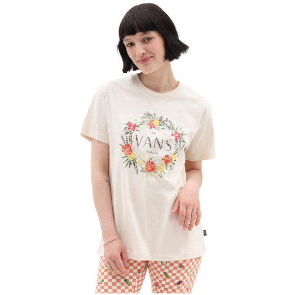 T-shirt femme Vans Wreath Of Flowers BFF Tee-B