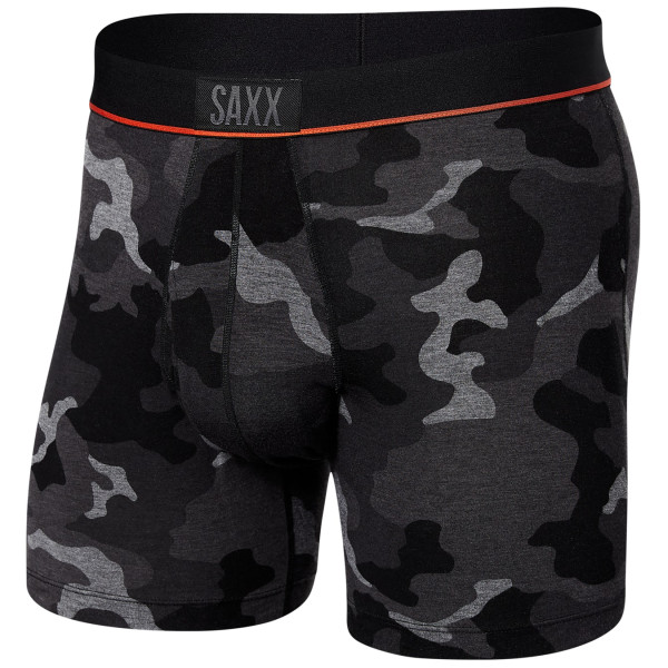 Caleçon Saxx Ultra Super Soft Boxer BF noir / gris SupersizeCamo/Black