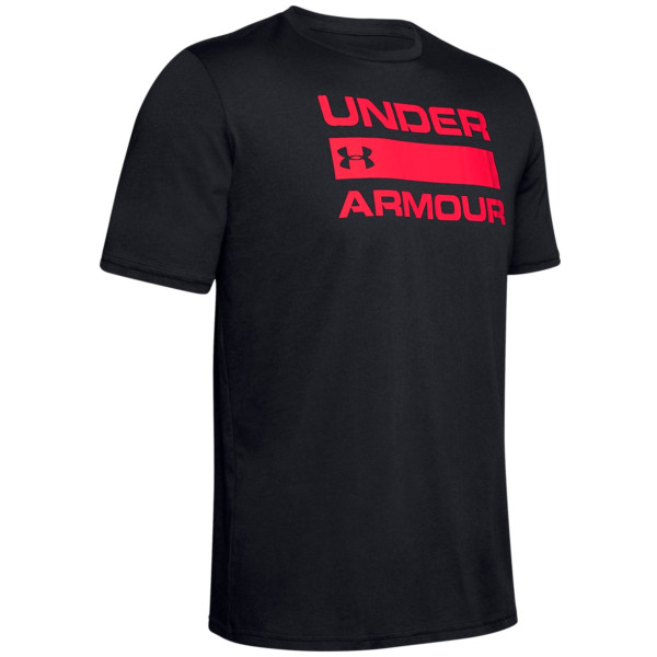 T-shirt homme Under Armour Team Issue Wordmark SS vert Black