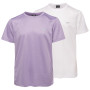 T-shirt enfant Hi-Tec Jodin Jr 2 Pack blanc / violet WHITE/WISTERIA
