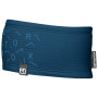 Bandeau Ortovox Fleece Light Grid Headband bleue Petrol Blue