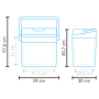 Boîte de refroidissement Mestic Thermo electric MTEC-28 AC/DC