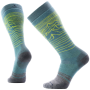 Chaussettes de ski Smartwool Snowboard Full Cushion Iguchi OTC Socks vert Dusty Teal