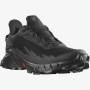 Chaussures de running hommes Salomon Alphacross 4 Gore-Tex vert Black / Black / Black