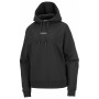 Sweat-shirt femme Salomon Logo Hoodie W noir DEEP BLACK