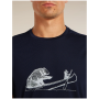T-shirt fonctionnel homme Icebreaker Merino Blend Core SS Tee Canoe Companions