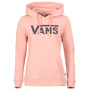 Sweat-shirt femme Vans Wm Drop V Logo Hoodie gris / rose Coral Cloud/Asphalt