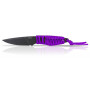 Couteau Acta non verba P100 Dlc/Plain edge violet Purple