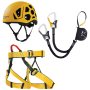 Kit via ferrata Singing Rock Packet Ferrata jaune yellow