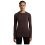 T-shirt fonctionnel femme Icebreaker W Mer 260 Zoneknit Seamless LS Crewe
