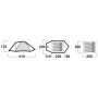 Tente Husky BIZON 3 CLASSIC light grey