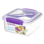 Boîte à goûter Sistema Lunch Plus To Go 1,2L violet