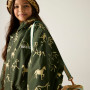 Veste imperméable pour enfant Regatta Junior Waterproof Changing Robe DrkKhHrses