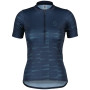 Maillot vélo femme Scott Endurance 20 SS bleu foncé dark blue/metal blue