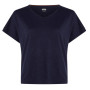 T-shirt fonctionnel femme Icebreaker Women Mer 150 Lodge SS Tee bleu foncé Midnight Navy
