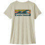 T-shirt femme Patagonia Women's Capilene Cool Daily Shirt - Boardshort Logo