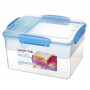 Boîte repas Sistema Sistema Lunch Tube To Go 2,3L bleu clair