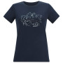 T-shirt femme Regatta Womens Fingal Stretch bleu foncé Navy