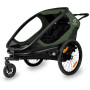 Remorques vélo Hamax Outback 2in1 vert / noir