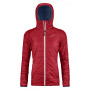 Veste femme Ortovox Swisswool Piz Bernina Jacket W bordeau HotCoral