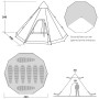 Tente Robens Field Base 800