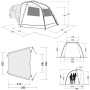 Tente caravane Outwell Woodcrest 2023