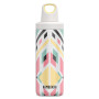 Gourde isotherme en acier inoxydable Kambukka Reno Insulated 500 ml blanc Tribal Shibori