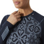 T-shirt fonctionnel femme Helly Hansen W Lifa Merino Midw Gra Crew