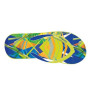 Pantoufles femme Aquawave Bambolea WMNS bleue RoyalBlue/BambooPrint/SulphurSpring