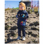 Pantalon softshell enfant WAMU Dark Purple