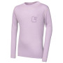 T-shirt fonctionnel enfant Sensor Merino DF Logo Up Mystic Violet