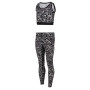 Ensemble fonctionnel enfant Regatta Atkin Set noir / blanc Blk/WhtAniml