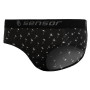 Culotte Sensor Merino Impress vert Black/Pattern