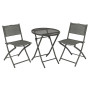 Set de camping Bo-Camp Bistro Set 3 girs Grey