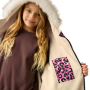 Manteau imperméable pour enfant Regatta Junior Waterproof Changing Robe Pro Pink