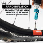 Pompe Peaty´s Holeshot Co2 Pumpa + Bombičky 2 Ks - Mtb
