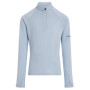 T-shirt fonctionnel enfant Icebreaker K 260 Tech LS Half Zip bleu clair Zinc Blue