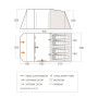 Tente familiale Vango Lismore 450 Package