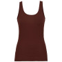 Top femme Icebreaker Wmns Siren Tank rouge / brun espresso