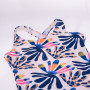 Maillot bain enfant Aquawave Salava Jr - Summer Beige Flower Print
