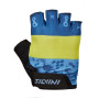 Gants vélo enfant Silvini Punta vert / bleu black-blue