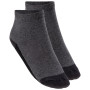Chaussettes enfant Bejo Calzetti Short Jrb gris / noir Grey Melange/Dark Grey