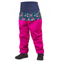 Pantalon polaire bambins Unuo Softshell vzor rose