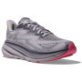 Chaussures running femme Hoka W Clifton 9 Gtx gris / rose Grey Skies / Foggy Grey