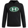 Sweatshirt enfant Under Armour UA B Rival FLC Key Pt Fil Hd Ultimate Black noir Ultimate Black / / White