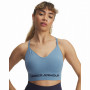 Soutien-gorge sport Under Armour Vanish Seamless Low Bra bleu / gris Blue