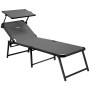 Chaise longue inclinable Brunner Marbella High gris