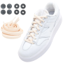 Longueur de lacets: 120 cm / Couleur: beige