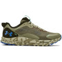 Chaussures de running hommes Under Armour Charged Bandit TR 2 green Tent / Khaki Gray / Victory Blue