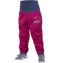 Pantalon non-isolant bambins Unuo Softshell rouge